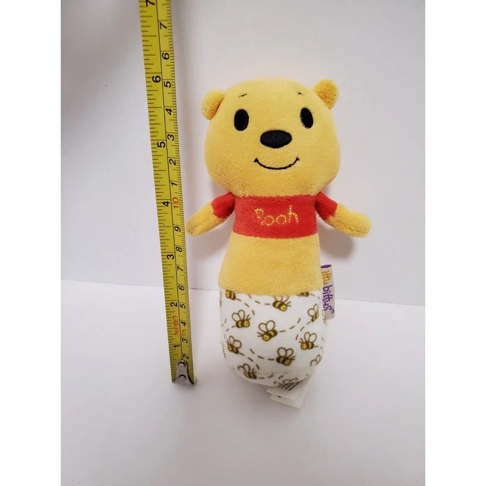 Hallmark Itty Bittys Disney‎ Winnie The Pooh Rattle Plush Stuffed Animal Toy Bee
